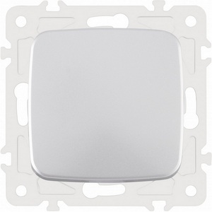 Изображение товара Выключатель встраиваемый одноклавишный Arte Milano am-205 205.30-1.silver