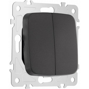 Изображение товара Выключатель встраиваемый жалюзи Arte Milano am-205 205.38-2.black