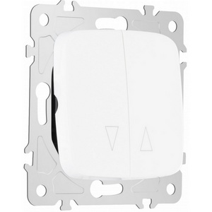 Изображение товара Выключатель встраиваемый жалюзи Arte Milano am-205 205.38-2.white