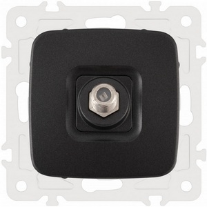 Изображение товара ТВ-розетка встраиваемая Arte Milano am-205 205.42-1.black