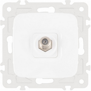 Изображение товара ТВ-розетка встраиваемая Arte Milano am-205 205.42-1.white