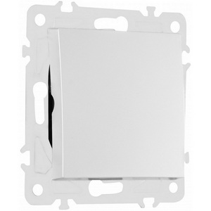 Изображение товара Выключатель встраиваемый одноклавишный проходной Arte Milano am-206 206.32-1.silver