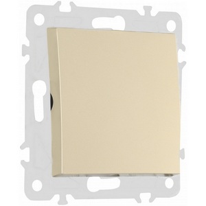 Изображение товара Перекрестный переключатель одноклавишный встраиваемый Arte Milano am-206 206.34-1.shampan