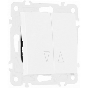 Изображение товара Выключатель встраиваемый жалюзи Arte Milano am-206 206.38-2.white