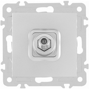 Изображение товара ТВ-розетка встраиваемая Arte Milano am-206 206.42-1.silver