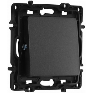 Изображение товара Выключатель встраиваемый одноклавишный проходной Arte Milano am-217 217.32-1.black