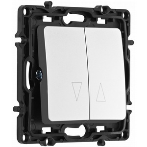 Изображение товара Выключатель встраиваемый жалюзи Arte Milano am-217 217.38-2.silver