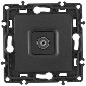 Изображение товара ТВ-розетка встраиваемая Arte Milano am-217 217.43-1.black