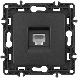 Изображение товара Розетка встраиваемая Ethernet RJ-45 Arte Milano am-217 217.45-1.black