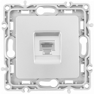 Изображение товара Розетка встраиваемая телефонная RJ-11 Arte Milano am-217 217.51-1.silver