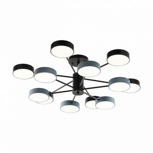 Изображение товара Потолочная светодиодная люстра на штанге Arte Milano Ferrara 250906/12B Bk/Gr