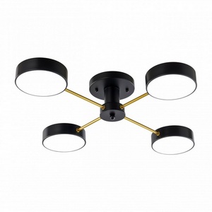 Изображение товара Потолочная светодиодная люстра на штанге Arte Milano Ferrara 252006/4 Bk/Bk