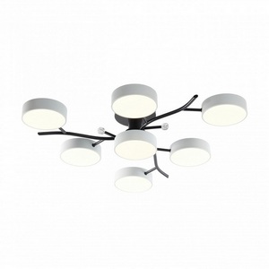 Изображение товара Потолочная светодиодная люстра на штанге Arte Milano Ferrara 256606/6+1 Bk/Wh