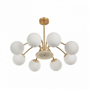 Изображение товара Потолочная люстра на штанге Arte Milano 271069/8 GD (плафоны шарики)