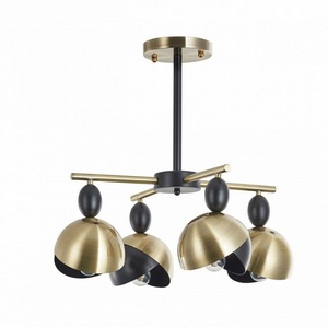 Изображение товара Потолочная люстра на штанге Arte Milano 271307/4 BK/GD (плафоны шарики)