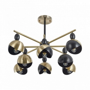 Изображение товара Потолочная люстра на штанге Arte Milano 271307/8 BK/GD (плафоны шарики)