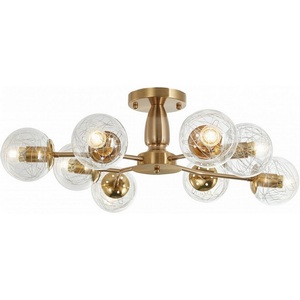 Изображение товара Потолочная люстра на штанге Arte Milano Neapolis-75908 275908/8 GD в форме шара