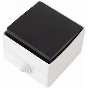 Изображение товара Выключатель накладной одноклавишный IP44 Arte Milano am-309 309.30-1.grey