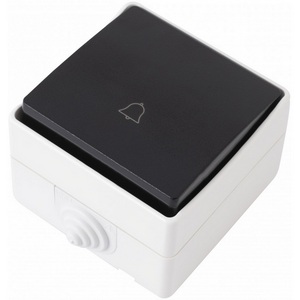 Изображение товара Кнопка звонка накладная IP44 Arte Milano am-309 309.36-1.grey