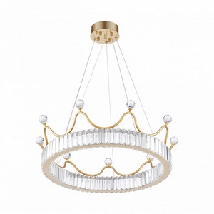 Изображение товара Подвесной хрустальный светильник с пультом управления LED Arte Milano Venezia 310322/D600 GD