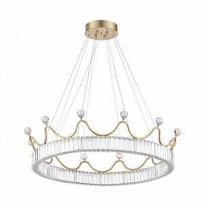 Изображение товара Подвесной хрустальный светильник с пультом управления LED Arte Milano Venezia 310322/D800 GD