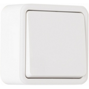 Изображение товара Выключатель накладной одноклавишный проходной Arte Milano am-310 310.32-1.white