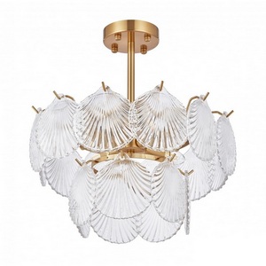 Изображение товара Потолочная люстра на штанге в виде ракушки Arte Milano Rim 312008/D400 BS