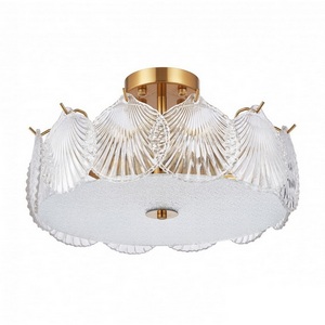 Изображение товара Потолочная люстра на штанге в виде ракушки Arte Milano Rim 312009/D400 BS