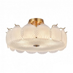 Изображение товара Потолочная люстра на штанге в виде ракушки Arte Milano Rim 316009/D500 BS