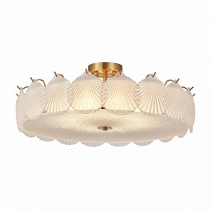 Изображение товара Потолочная люстра на штанге в виде ракушки Arte Milano Rim 316009/D600 BS