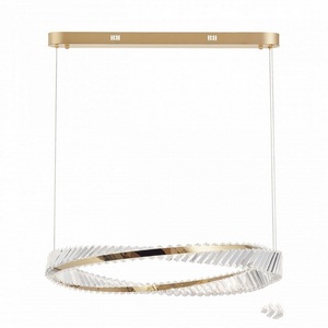 Изображение товара Подвесной хрустальный светильник с пультом управления LED Arte Milano Venezia 318311/D800 GD кольцо