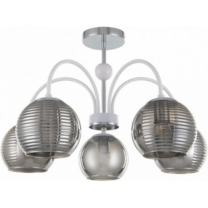 Изображение товара Потолочная люстра на штанге Arte Milano Napoli 320719/5 CR+WH в форме шара