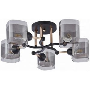 Изображение товара Потолочная люстра на штанге Arte Milano AMALFI 324308/5 BK+FG