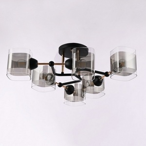 Изображение товара Потолочная люстра на штанге Arte Milano AMALFI 324308/6 BK+FG