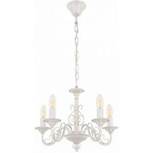 Изображение товара Люстра подвесная диаметром 40 см Arte Milano AM342620 342620/5 WT+SL подсвечник