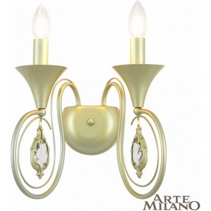 Изображение товара Бра Arte Milano AM349920 349920/2W CG подсвечник с подвесками