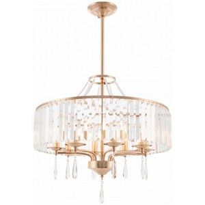 Изображение товара Подвесная люстра хрустальная на штанге Arte Milano Sorrento-1009 371009/8/300/600 GD