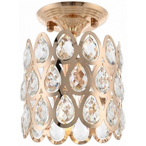 Изображение товара Потолочная люстра хрустальная на штанге Arte Milano Sorrento-1019 371019/1/50/190 GD