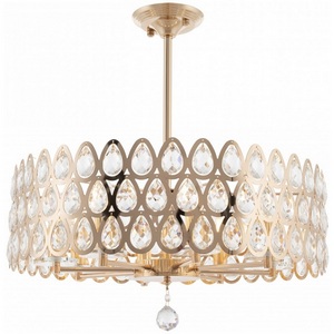 Изображение товара Потолочная люстра хрустальная на штанге Arte Milano Sorrento-1019 371019/8/300/580 GD