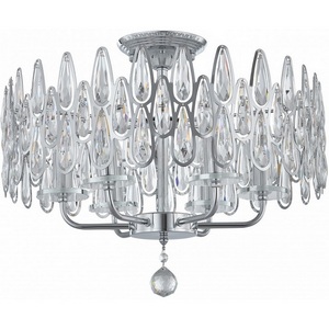 Изображение товара Потолочная люстра хрустальная на штанге Arte Milano Sorrento-2009 372009/6/80/490 CR