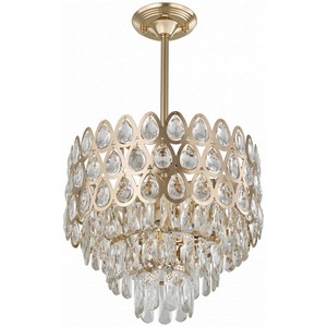 Изображение товара Потолочная люстра хрустальная на штанге Arte Milano Sorrento-2019 372019/6/300/390 GD