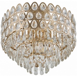 Изображение товара Потолочная люстра хрустальная на штанге Arte Milano Sorrento-2019 372019/7/50/460 GD