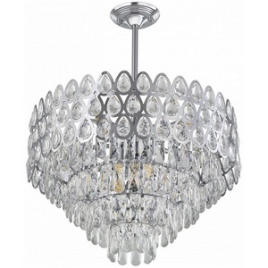 Изображение товара Потолочная люстра хрустальная на штанге Arte Milano Sorrento-2019 372019/8/300/550 CR