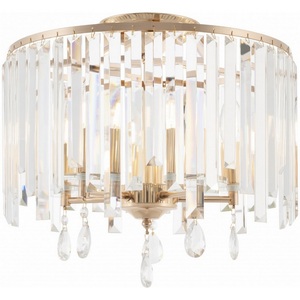 Изображение товара Потолочная люстра хрустальная на штанге Arte Milano Sorrento-2509 372509/5/400 GD