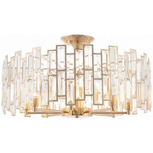 Изображение товара Потолочная люстра хрустальная на штанге Arte Milano Sorrento-3209 373209/8/80/560 GD