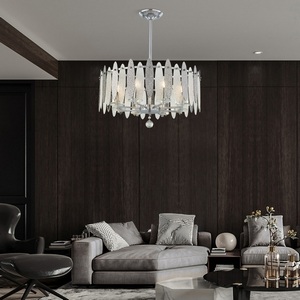 Изображение товара Подвесная люстра хрустальная на штанге Arte Milano Sorrento-3309 373309/8/350/570 CR