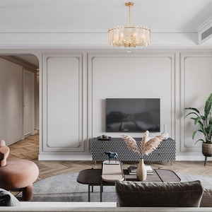 Изображение товара Подвесная люстра хрустальная на штанге Arte Milano Sorrento-3309 373309/8/350/570 GD