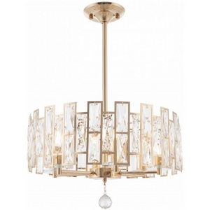Изображение товара Подвесная люстра хрустальная на штанге Arte Milano Sorrento-4209 374209/6/350/470 GD