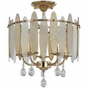 Изображение товара Потолочная люстра хрустальная на штанге Arte Milano Sorrento-4309 374309/5/80/380 GD