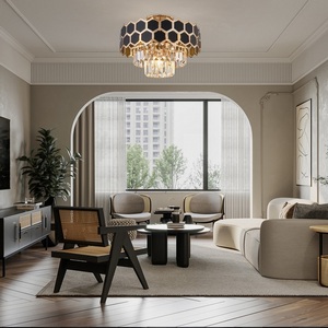 Изображение товара Потолочная люстра хрустальная Arte Milano Sorrento-5009 375009/3+2/20/380 GD